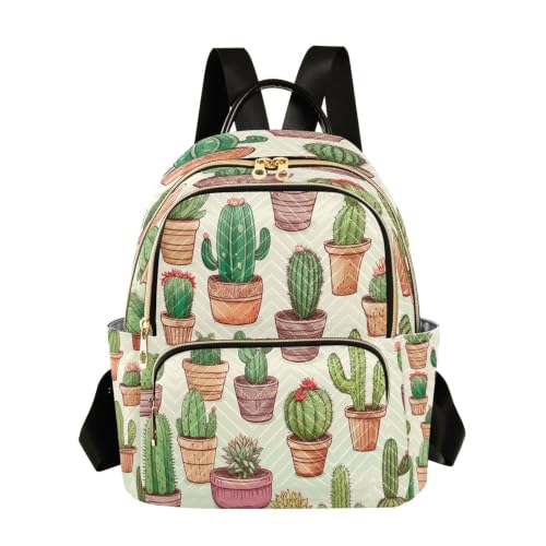 Mini sac à dos cactus pour femme compact et spacieux à la fois