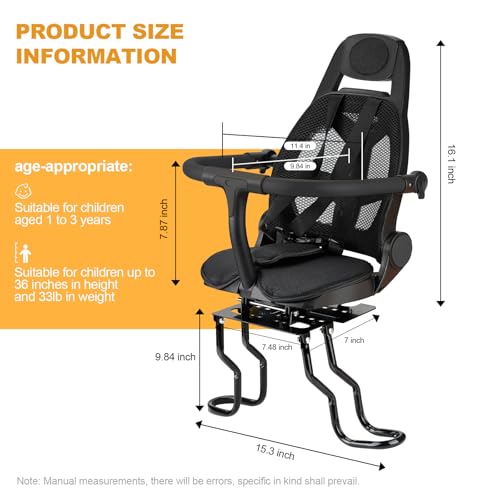 XIEEIX Rear Adjustable Bike Seat