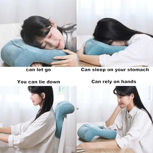 Oreiller face vers le bas anti douleurs cervicales pour dormir sur table - 6