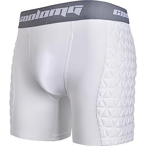 COOLOMG Men Adult Padded Baseball Sliding Shorts