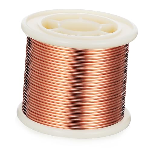 Fil de fabrication de bijoux cuivre nu plat Anneome bobine 17 m pour création chaîne en vrac