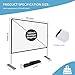 Projector Screen with Stand 120 inch 16:9 HD 4K Outdoor Indoor Projection Screen for Home Theater 3D Fast-Folding Projector Screen with Stand Legs and Carry Bag Projection Movie Wrinkle-Free