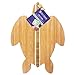 Totally Bamboo Sea Turtle Shaped Cutting Board and Charcuterie Serving Tray, Great for Wall Display