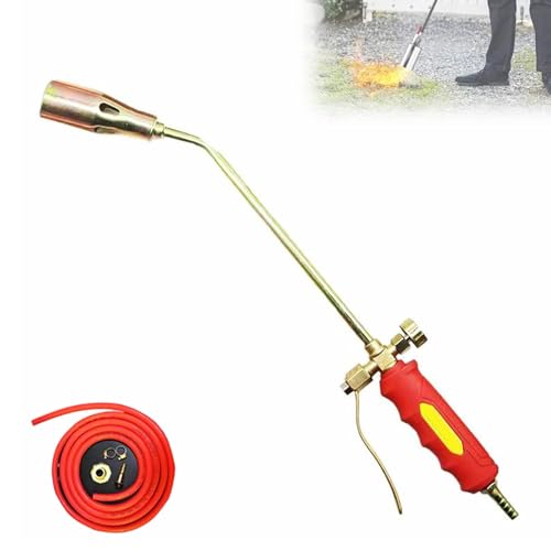 Antorcha Protectivemethod, Kit Quemador de malezas con antorcha Protectivemethod, Pistola de soldar Impermeable for Hornear, lanzallamas de 30, 35 y 50 mm for Uso doméstico.(5meters,Small)