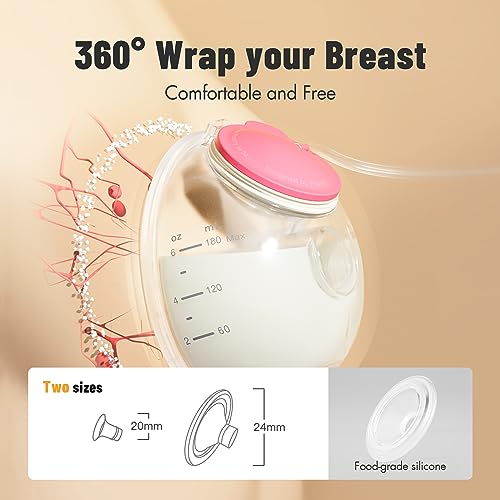 Recolector de leche portátil con masajeador de lactancia miniatura 3