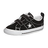 Converse Unisex Baby One Star 2V OX Sneaker, Schwarz (schwarz schwarz), 18 EU