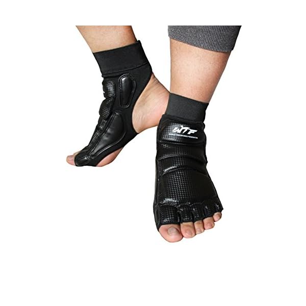 Kagogo-Taekwondo-Training-Boxing-Foot-Protector-Gear-Martial-Arts-Fight-Boxing-Punch-Bag-Sparring-MMA-UFC-Thi-for-Men-Women-Kids-Children Kagogo Taekwondo Training Boxing Foot Protector Gear Martial Arts Fight Boxing Punch Bag Sparring MMA UFC Thi for Men Women Kids Children (Black, X-Small)