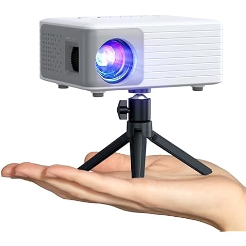 AKIYO O1 Mini Projector with Tripod Cover