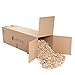 Produktbild BooGardi Holzhackschnitzel 27 / 55 / 76 / 100 Liter  Natur Holzschnitzel grob  Deko Mulch für Beet und Garten  Fallschutz Holz