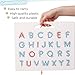 LovesTown Magnetic Alphabet Tracing Board, Double Sided Magnetic ABC Letter Board, Toddler Toys with Magnets Educational Writing Practice for Preschool Homeschool Travel Essential