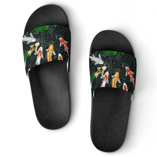 Claquettes Femme Poisson Rouge : Sandales Antidérapantes et Chaussons de Bain