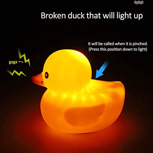 Yeyll Rubber Eend Speelgoed Auto Ornamenten Gele Eend Auto Dashboard Decoraties Knijpen Eend Fiets Hoorns met Propeller… - Image 5