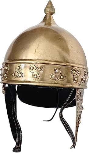 Medieval Knight Hand-Forged Celtic Viking Helmet, Metal Armor for LARP Cosplay Collection Reenactment