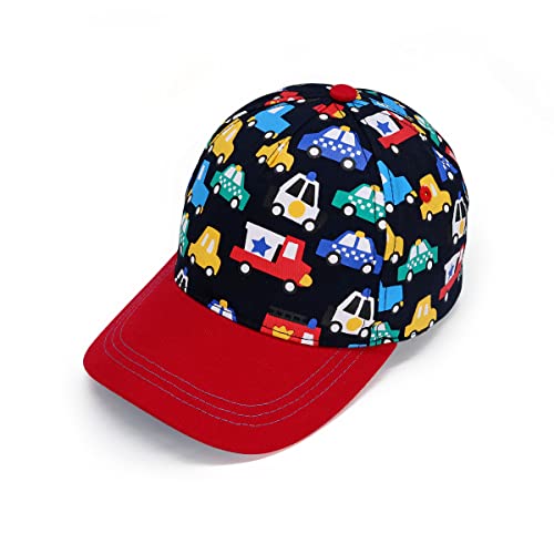 Jerague Baby Baseball Hats 6-12 Months Infant Toddler Boy Cartoon Visor Sun Hat Colorful Cars Baseball Hat Adjustable #TOP3
