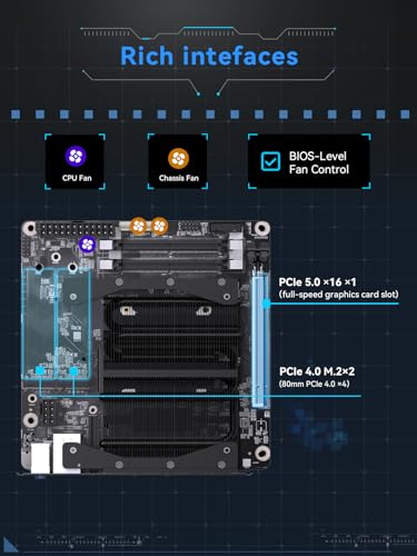 Image of MINISFORUM BD895i SE Mini PC Motherboard AMD Ryzen 9 8945HX(16C /32T, up to 5.4GHz) Barebone Gaming PC, HDMI|DP|USB-C Output, 2X DDR5 SODIMM Slot, 2X PCIe4.0 SSD Slot, 2.5G RJ45, Radeon 610M Graphics