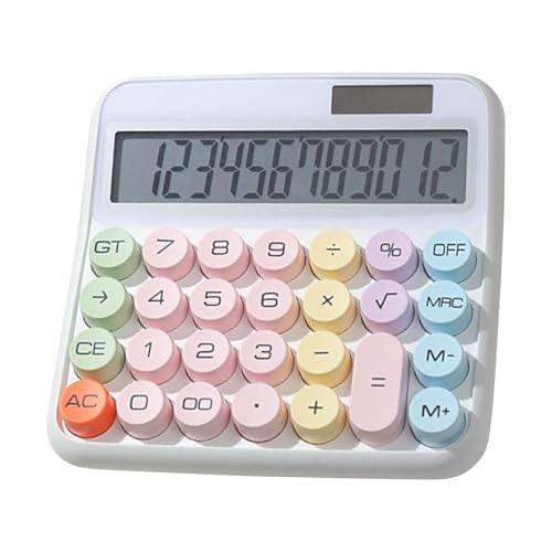 Calculadoras de escritorio con botones grandes y pantalla LCD de 12 digitos para comercio
