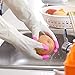 KLFBZAZ Long Sleeve Latex Kitchen Wash Dishes Dishwashing Gloves House Cleaning Rubber Tools