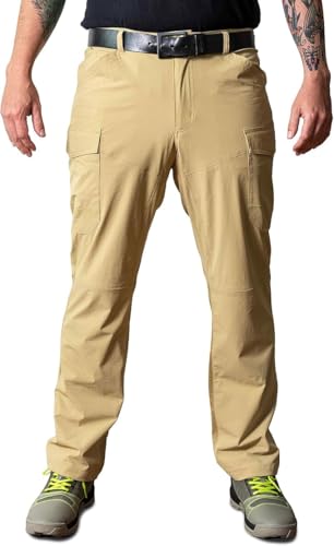 Kujo Yardwear | 100% Ripstop | Active Mens Relax Fit | Light and Breathable Yard Pant – Khaki