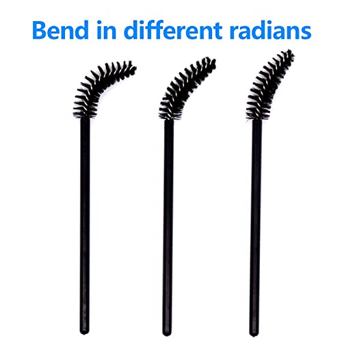 Image of MAYCREATE 50 Pcs Eyelash Brush Spoolies Mascara Wands Eyebrow Applicator
