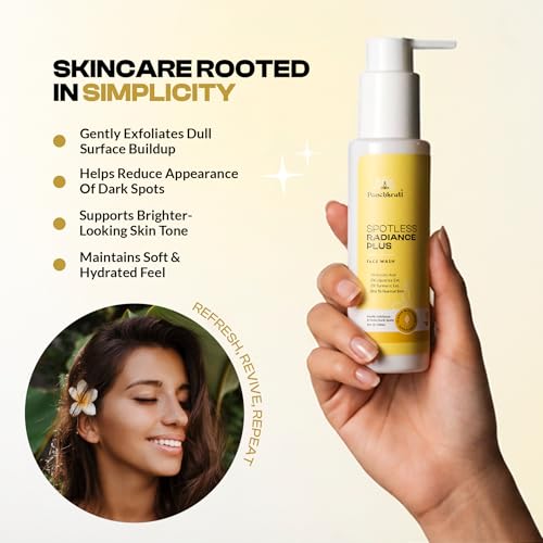 Image of Dark Spot Removal Face Wash 100ML | Gentle Cleanser for Men & Women for All Skin Type | Turmeric & Honey with AHA Glycolic Acid | Removes Dead Skin & Clears Clogged Pores