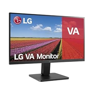 LG 22MR410-B Desktop-PC-Monitor 22 Zoll – VA-Display, FHD-Auflösung (1920 x 1080), 5 ms GtG 100 Hz, sRGB 99%, AMD FreeSync, Gaming-Funktionen und Eye-Care