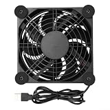 Ventola di raffreddamento USB per computer portatile, ventola da 120 mm, per mini PC, notebook, raffreddamento silenzioso del flusso d'aria e riduzione del calore (ventola singola)