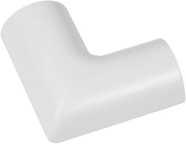 D-Line | Clip-Over Flat Bend | white 30x15mm Bag of 5