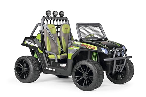 Peg Perego Polaris RZR PRO Green Shadow Extra Large 24 Volt Ride on Off Road Vehicle