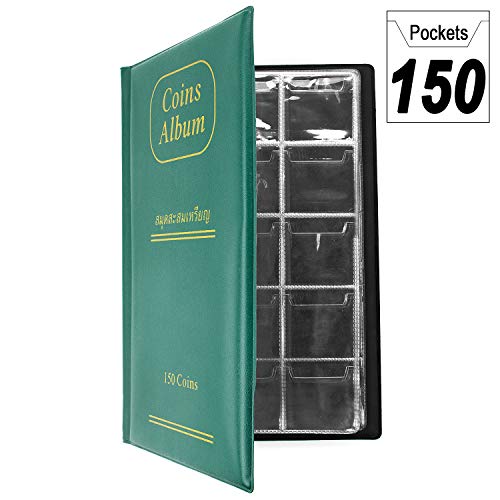 Centerz CNT_COIN_ALBUM_US_C01_150GN 150 Pockets Coin Album, Penny Collecting Book, Souvenir Coins Collection Holder, Ideal For Pressed Pennies Passport, Hobby Coin Collector thumb #7