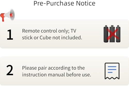 ORQRQO Replacement Remote for All Fire Series, TV Stick (HD, 4K, 4K Max, Lite), TV Cube and Omni, Insignia, Toshiba, Smart TVs, with Voice Control - 5