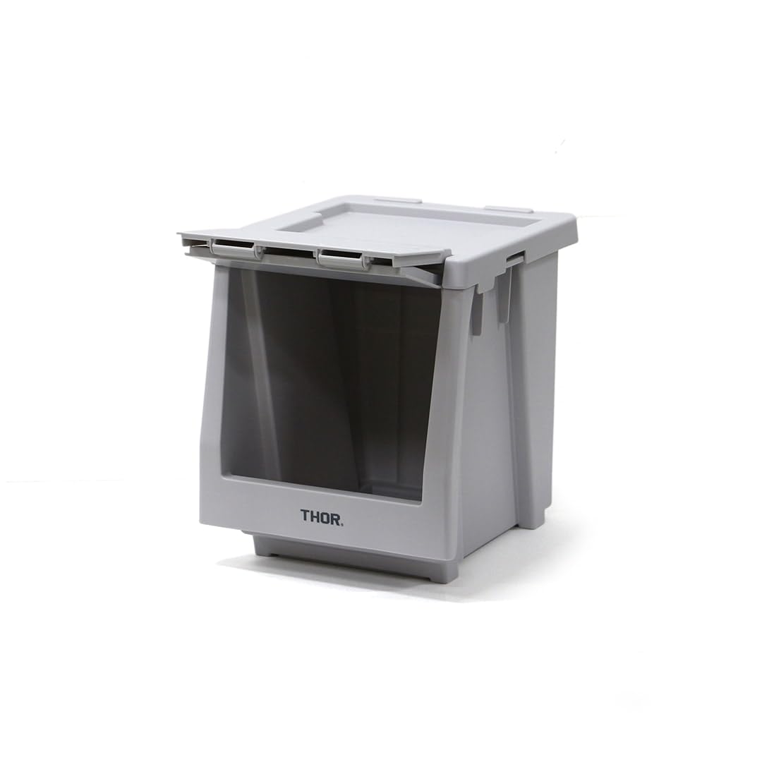 Amazon｜THOR STACKING SHELF CONTAINER 20L フルセット ライトグレー