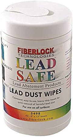 Lead Safe Wipes, 8" x 12", 90 Wipes