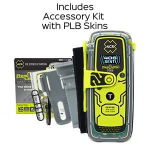 ACR ResQLink View PLB Notfunkbake: ABO-frei mit Digital-Display & Globalem GPS – Schwimmfähig, Stroboskop & Infrarot SOS – 5 Jahre Batterie & Multifunktions-Clip – Kompakter Notrufsender für Marine