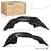 A-Premium Pair Front Inner Fenders Liner Splash Shield Set - Compatible with Jeep KL Series Cherokee 2019 2020 2021 2022 2023 - Factory Fresh (HDPE), Not Refurbished or Recycled