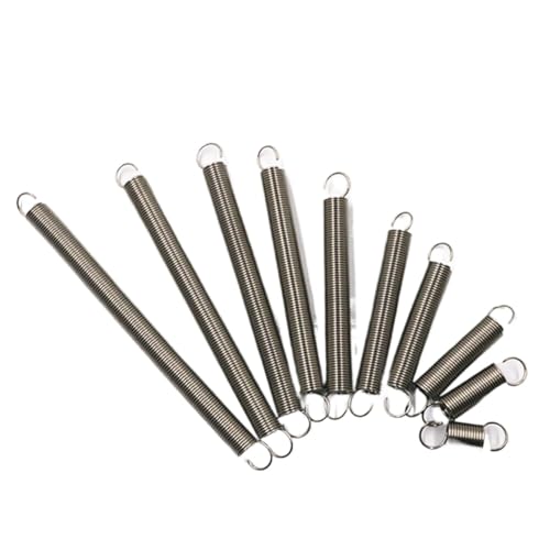 1pcs Spring Steel Extension Tension Spring Wire Diameter 1.2mm L = 20-500mm Outer Diameter: 6-12mm (1.2 x 8 x 100mm)