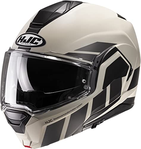 Casque HJC i100 BEIS MC9SF modulable pour réduire la fatigue cervicale à moto