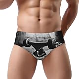 Edwal Skate Boards - Calzoncillos de talle bajo para hombre, ropa interior suave con bolsa de contorno de apoyo para uso diario, Negro, 3XL