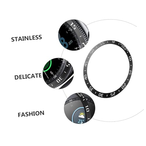 Bisel metálico de acero inoxidable premium para proteger su smartwatch con alta precisión 5