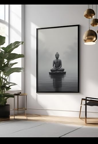 Peinture de Bouddha pour créer une ambiance feng shui dans la chambre
