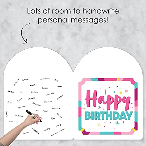 Big Dot Of Happiness Girl 13Th Birthday - Happy Birthday Giant Greeting Card - Big Shaped Jumborific Card - 16.5 X 22 Inches #TOP2