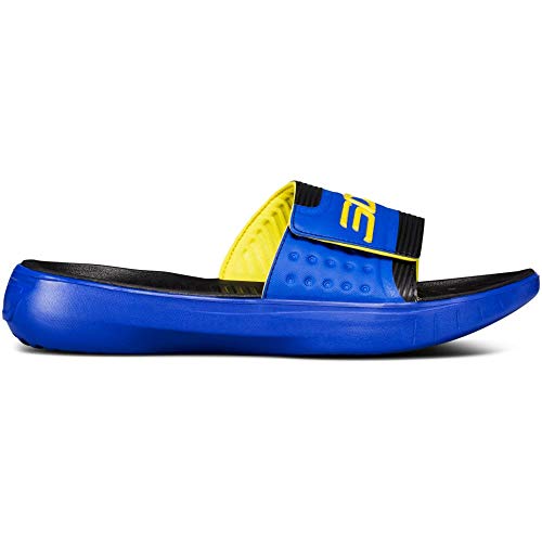 Under Armour Boys' Curry IV Slide, Team Royal (400)/Black, 5