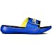 Under Armour Boys' Curry 4 Slide Sandal, Team Royal (400)/Black, 5