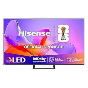 Hisense 50A7Q – QLED Smart TV 50 Pulgadas, Movimientos Suaves IA, Dolby Vision, Dolby Atmos, Subwoofer Integrado, Modo Juego Plus, Modo Deportes IA, Bluetooth & HDMI 2.1, Control por Voz Alexa
