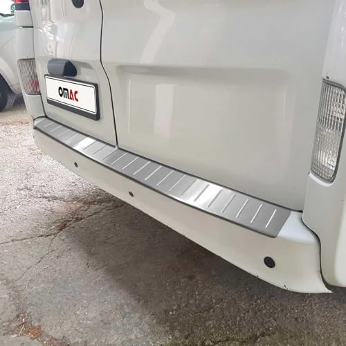 Seuil de coffre en inox brossé haut de gamme pour protection de pare-chocs arrière Master