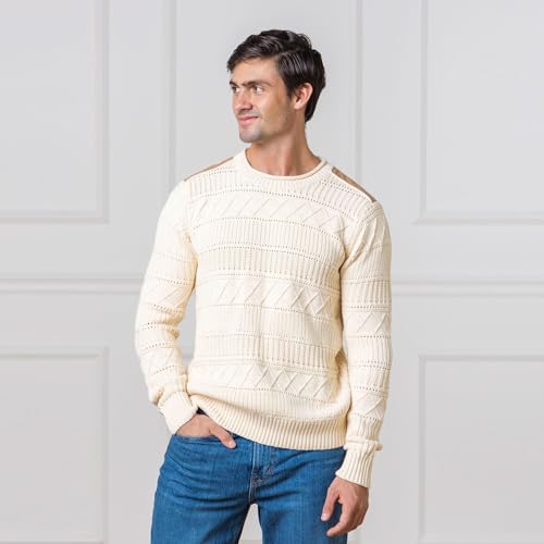 Image of Hope & Henry Girls Cable Front Pullover Sweater