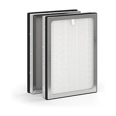 Medify MA-25 Genuine Replacement Filter | for Allergens, Smoke, Smokers, Dust, Odors, Pollen, Pet Dander | 3 in 1 with Pre-filter, H13 HEPA, and Activated Carbon for 99.9% Removal | 1-Pack Cover