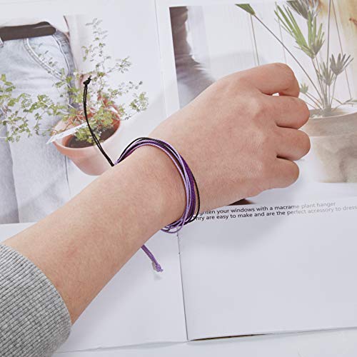 Women Adjustable String Bracelet Bohemian Braided Anklets Gifts for Girls4