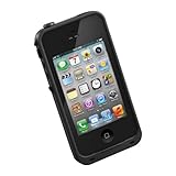 HESGI New Waterproof Shockproof Dirtproof Snowproof Protection Case Cover for Apple Iphone 4 4S Black