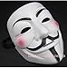 Produktbild V für Vendetta Maske Anonymous Halloween Guy Fawkes Fancy Dress Up Erwachsene Kostüm