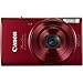 Canon PowerShot ELPH 190 IS Digital Camera (Red) with 10x Optical Zoom and Built-In Wi-Fi with 16GB SDHC + Replacement battery + Protective camera case Along with Deluxe Cleaning Bundle